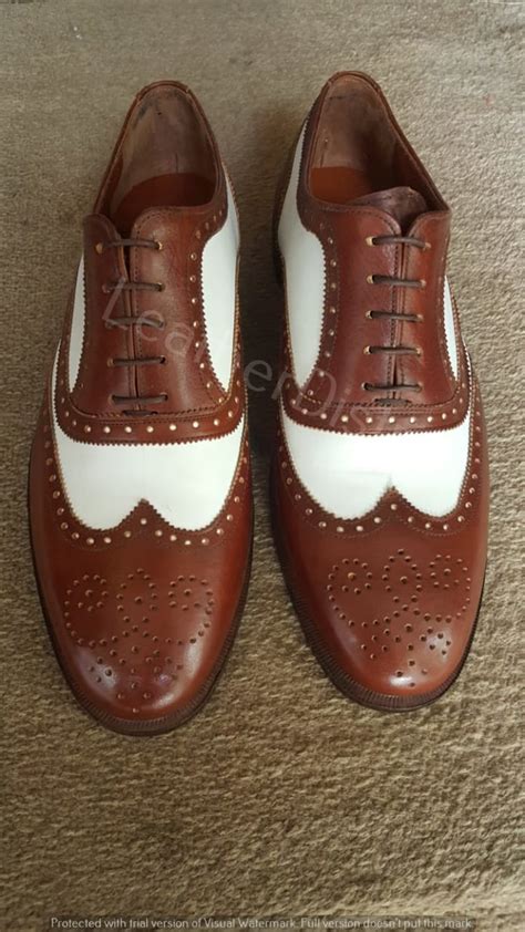 Men's Spectator Shoes Classic Handmade Leather Wingtips - Etsy