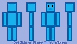 Blue Blob Minecraft Skin