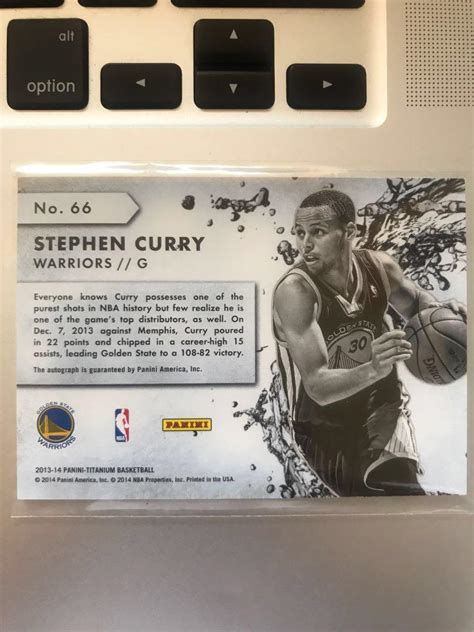 Stephen Curry Autograph Basketball Card Auto NBA, Hobbies & Toys ...