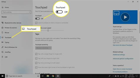 How to Disable the Touchpad on Windows 10