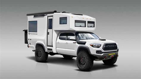 Carbon-Reinforced TruckHouse Tacoma 4x4 Camper Can Take You Anywhere