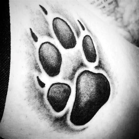 Wolf Paw Print Tattoo Ideas - Draw-re