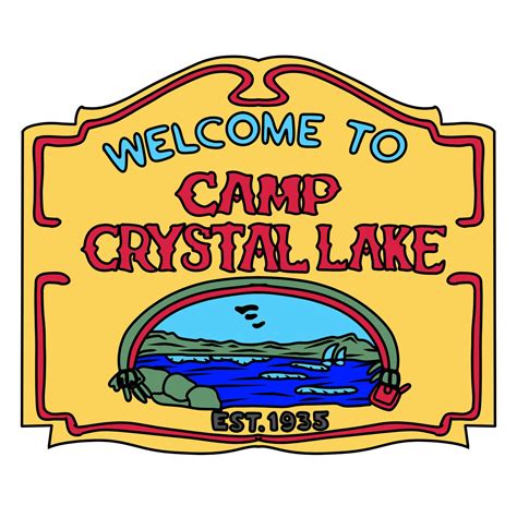 Camp Crystal Lake PNG Enamel PIN DESIGN (Instant Download) - Etsy