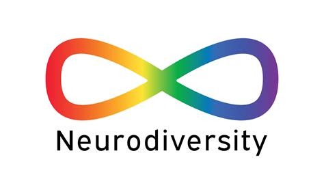 Neurodiversity symbol icon - vector rainbow gradient infinity sign ...