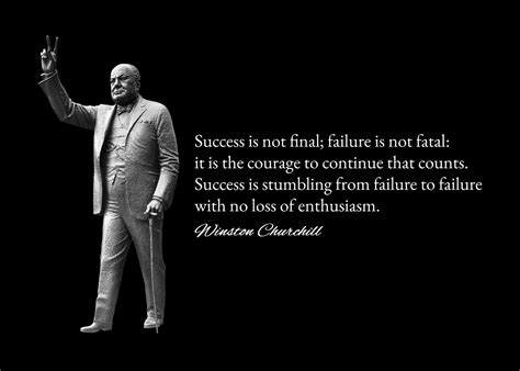 Winston Churchill Success Quote | Posters, Art Prints, Wall Murals ...