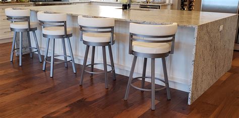 Bar Stools & Kitchen Counter Stools :: Gold Frame with White Seat ...