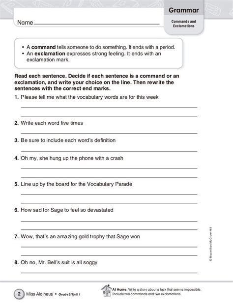 Cool 5th Grade English Worksheets Gallery Worksheet For Kids ...