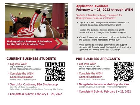 Undergraduate Business Scholarship Opportunities for 2022-23 ...