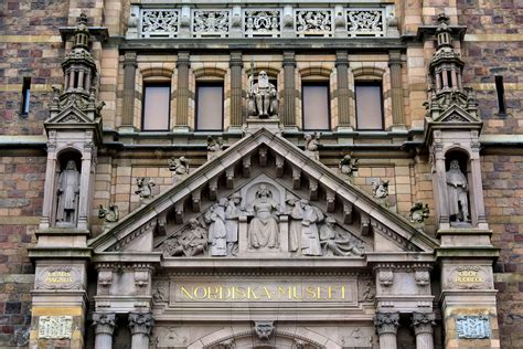 Grand Entrance of Nordiska Museet in Stockholm, Sweden - Encircle Photos