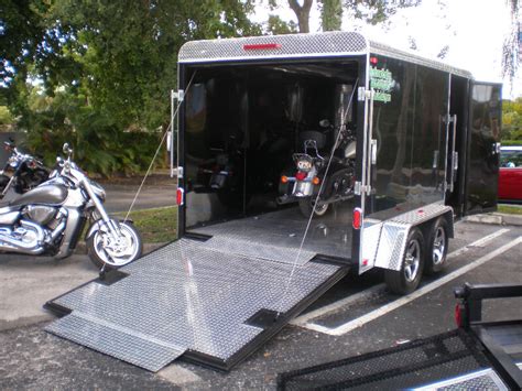 Custom Motorcycle Trailers | Enclosed and Open Transport Trailers