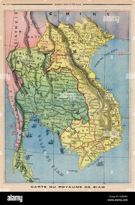 Kingdom Of Siam Map