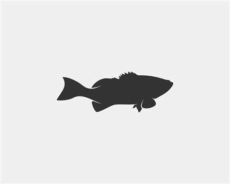 grouper vector silhouette 11542482 Vector Art at Vecteezy