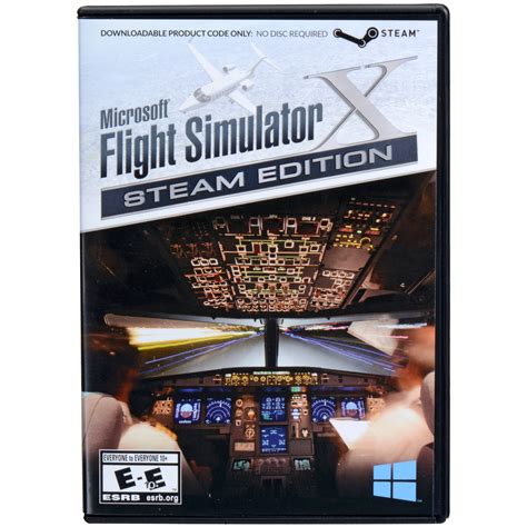 Microsoft Flight Simulator X: Steam Edition FSX43SW100SWAO B&H