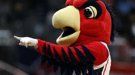 Atlanta Hawks mascot Harry the Hawk (AP Photo/John Bazemore) | AFRO ...