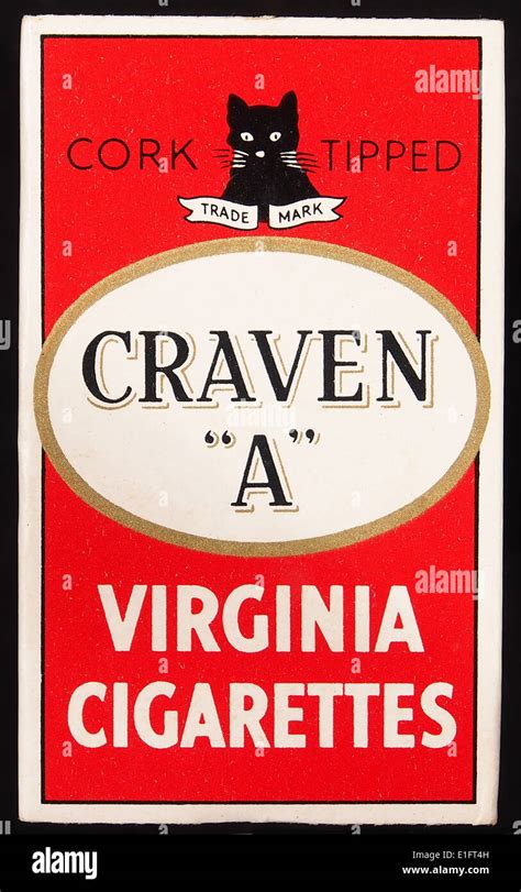 Craven A cigarettes small pack, front Stock Photo - Alamy