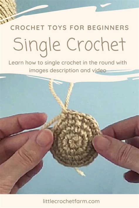 How to single crochet in the round