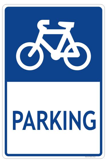 Bicycle Parking Sign - AS2890.3 Bicycle Parking Racks Signage