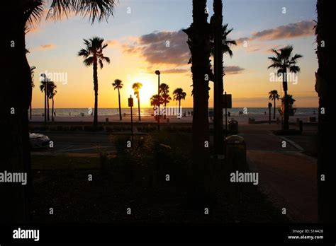 Clearwater Beach sunset Stock Photo - Alamy