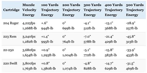 204 Ruger Ballistics Table | Brokeasshome.com