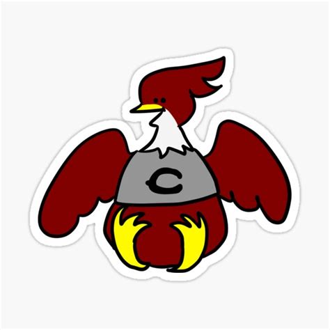 "Phil the Phoenix - University of Chicago" Sticker for Sale by ...