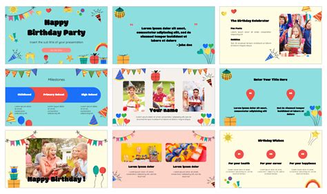 Happy Birthday Party Free Google Slides and PowerPoint Template