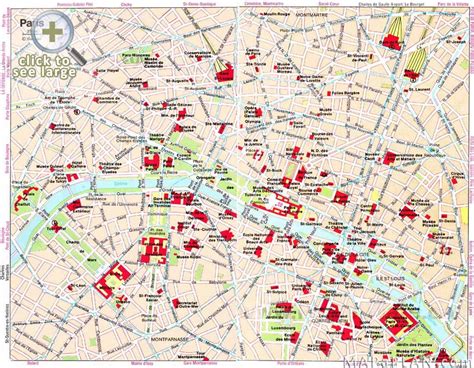 Paris Attractions Map Pdf - Free Printable Tourist Map Paris, Waking ...