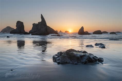 Bandon Beach Sunset - Alan Crowe Photography