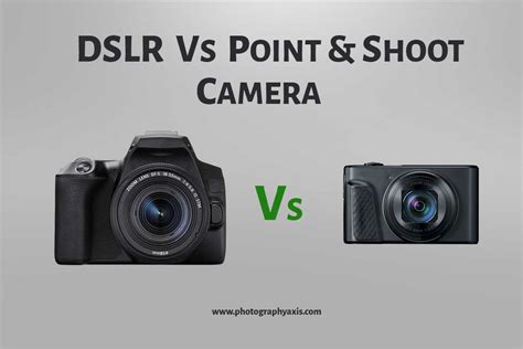 DSLR Vs Point and Shoot Camera- Which is Better in 2024? - PhotographyAxis