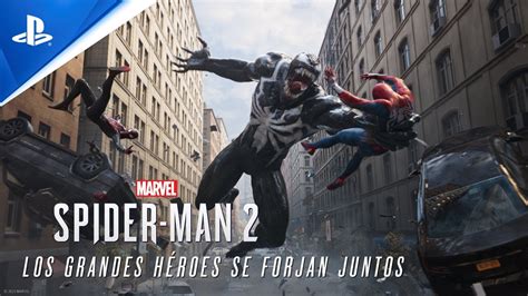 Marvel’s Spider-Man 2 - Tráiler PS5 LOS GRANDES HÉROES SE FORJAN JUNTOS ...