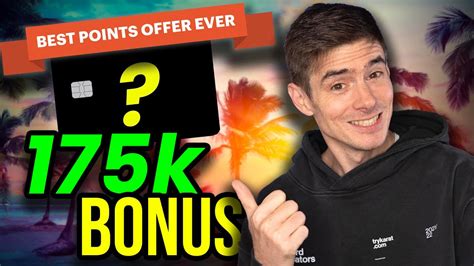 This Credit Card Now Offering BEST EVER 175,000 Points Bonus! - YouTube