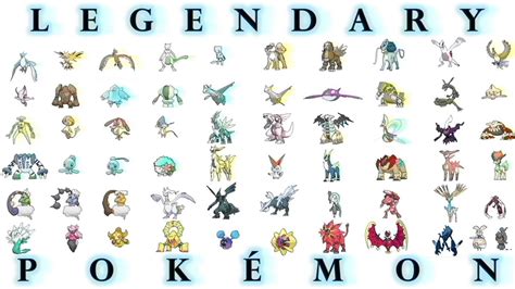 All Shiny Legendary Pokémon - YouTube