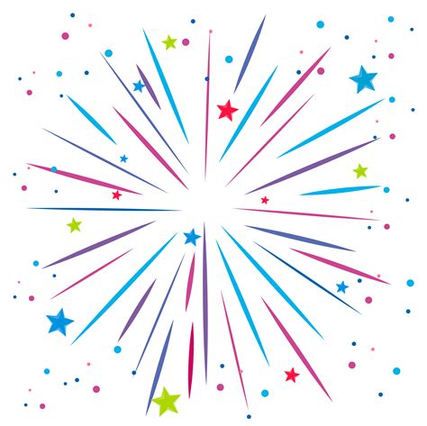 Explosion of firework on white 431026 Vector Art at Vecteezy