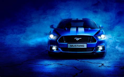 3840x2400 Blue Ford Mustang 4k HD 4k Wallpapers, Images, Backgrounds ...