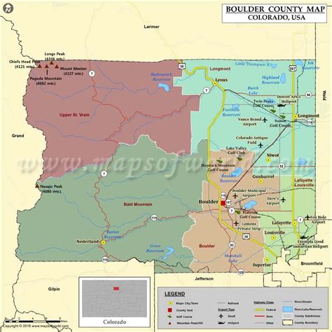 Boulder County Map