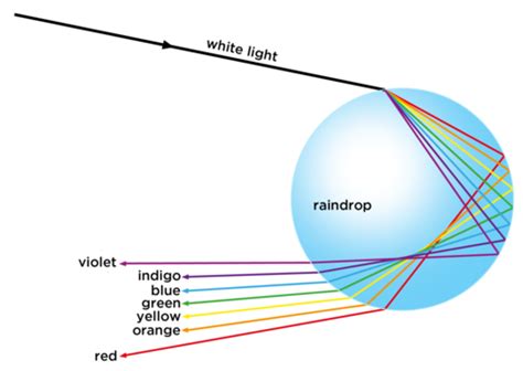 The Physics Behind Rainbow Formation