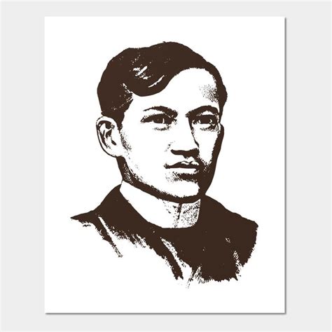 Jose Rizal Portrait Wall Art Print