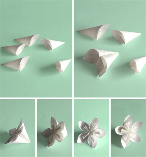 Origami ideas: Origami Flower Kusudama Step By Step