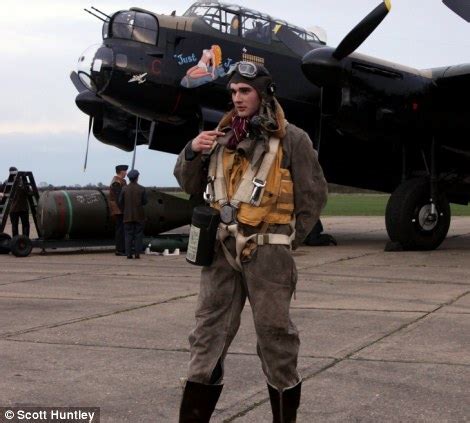 A modern day mission: Lancaster bomber crew prepares for action 70 ...