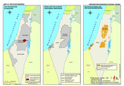 Changing Borders. Israel/Palestine borders since 1947 – Today | Sabeel ...