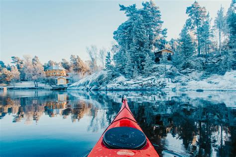 Magical Winter Kayak Tour in the Stockholm Archipelago