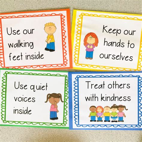 Printable Classroom Rules For Elementary