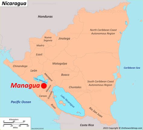 Managua Map | Nicaragua | Detailed Maps of Managua (Leal Villa de ...