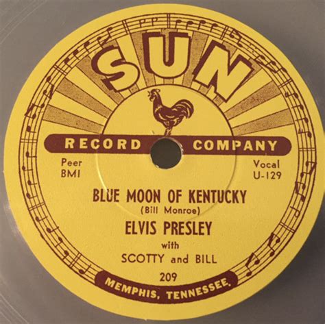 Elvis Presley, "That's All Right"/"Blue Moon of Kentucky" | Valuable ...