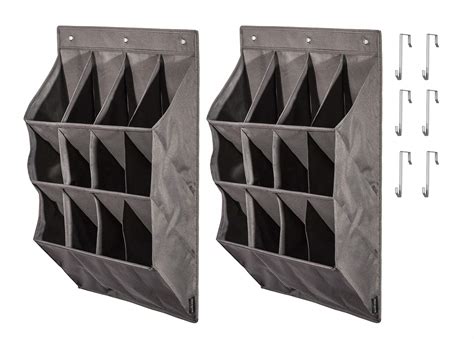 STORAGE MANIAC 12-Pocket Over The Door Hanging Organizer, Large Pocket ...