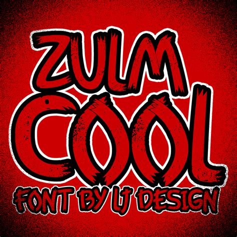 Zulm Cool Font | LJ Design Studios | FontSpace