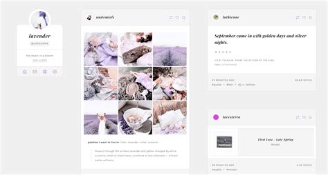 seyche themes : theme sixteen: lavender — an attempt at a sidebar...