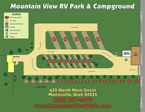 Mountain View RV Park & Campground - Monticello, Utah Canyon Country ...