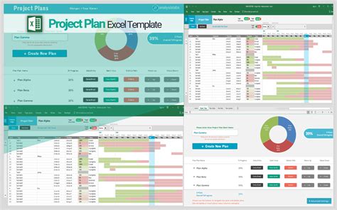 Project Plan Excel Templates