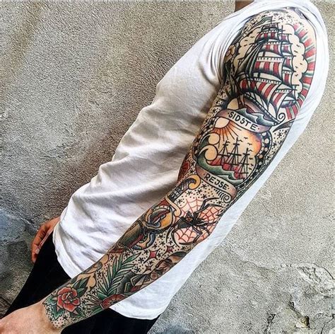 Traditional Tattoo Flash Sleeve