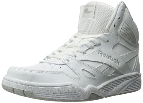 Reebok Men's Royal Bb4500 Hi Fashion Sneaker, White/Steel, 8.5 M US ...